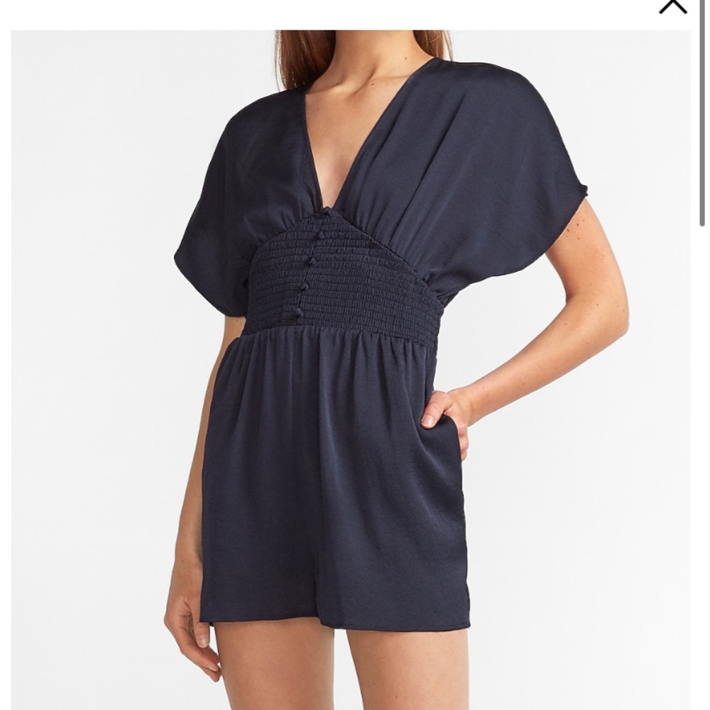Blue Romper from Express